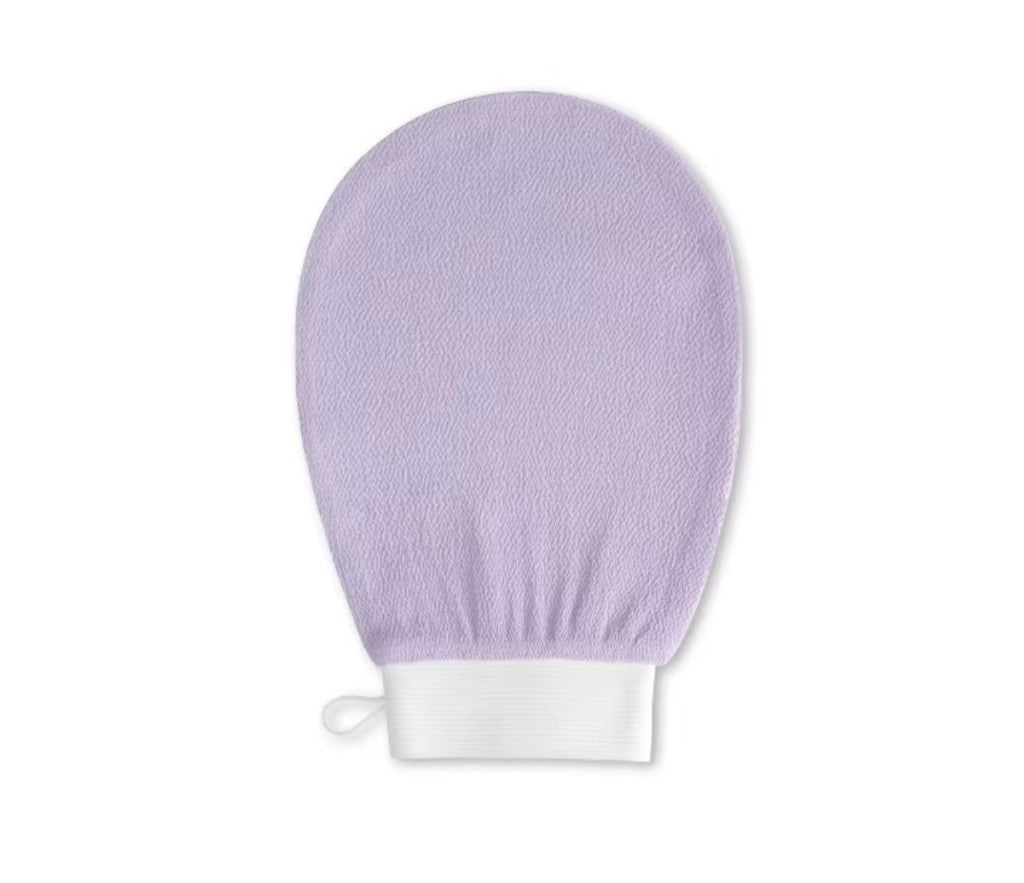 gant exfoliant en soie